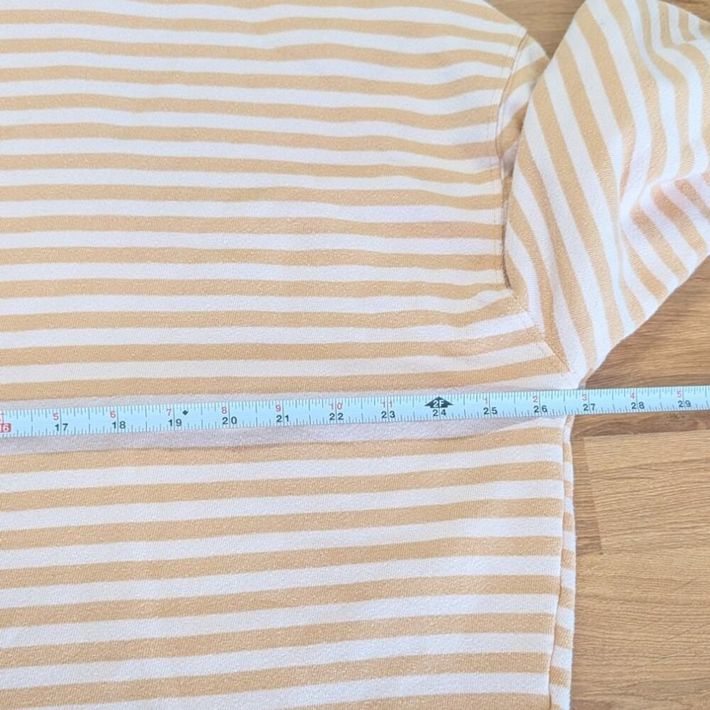 We The Free People Striped Sweatshirt Oversized Womens S Cotton Crewneck - Picture 6 of 8